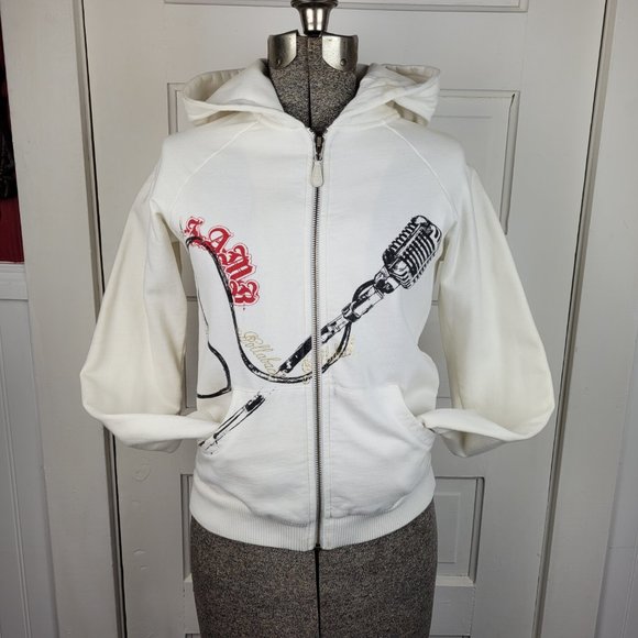 LAMB L.A.M.B Gwen Stefani Rare Zip Hoodie Early 2000s 2006? Womens Size Small - Picture 6 of 12